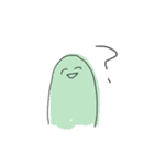 ゆるい顔(カラフル)（個別スタンプ：6）