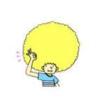 アフロボブのスタンプ（個別スタンプ：1）