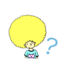 アフロボブのスタンプ（個別スタンプ：5）