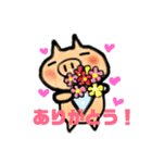 ぶたちゃんだんごちゃん日常スタンプ（個別スタンプ：3）