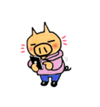 ぶたちゃんだんごちゃん日常スタンプ（個別スタンプ：17）