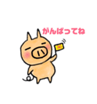 ぶたちゃんだんごちゃん日常スタンプ（個別スタンプ：22）