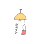 たれ眉うさぎのスタンプ（個別スタンプ：38）