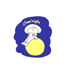 たれ眉うさぎのスタンプ（個別スタンプ：40）