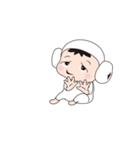 Remy likes sheep's shape towel hat（個別スタンプ：21）