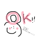 うさぎのキモチ 落書き komama（個別スタンプ：1）