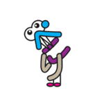 もじもじモンスター！！ 色ごちゃごちゃver.（個別スタンプ：35）