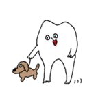 私の名前はタウロドント(tooth/歯)（個別スタンプ：18）