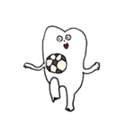 私の名前はタウロドント(tooth/歯)（個別スタンプ：21）