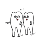 私の名前はタウロドント(tooth/歯)（個別スタンプ：35）