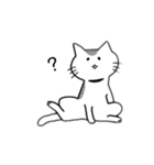 なんとも言えないねこたち。（個別スタンプ：6）