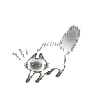 なんとも言えないねこたち。（個別スタンプ：10）