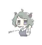 日常生活 まおうちゃん（個別スタンプ：7）