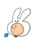 うさぎのうさたろう。（個別スタンプ：40）