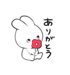 小にくたらしいうさぎ（個別スタンプ：3）