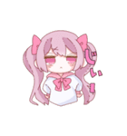 可愛い女の子と男の子のスタンプ（個別スタンプ：2）
