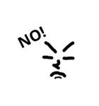 顔 と 文字（個別スタンプ：6）