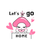 豆は、常に家に行きたいです。（個別スタンプ：17）