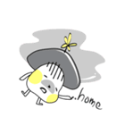豆は、常に家に行きたいです。（個別スタンプ：21）