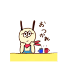 けだるげな うさぎの日常（個別スタンプ：15）