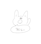 うさぎさん、たまに愉快な仲間たち（個別スタンプ：14）