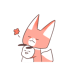 ⭐︎敬語⭐︎ きつねの つうと こいぬの みろ（個別スタンプ：27）