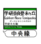 大阪 中央線 駅名 シンプル＆気軽＆いつでも（個別スタンプ：21）