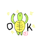 かめ＆かめ（個別スタンプ：1）