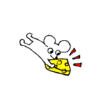 チーズ大好きねずみのグレーくん❣️その弐（個別スタンプ：27）