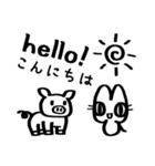 meguで猫かいてみた。（個別スタンプ：4）