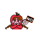 酸っぱいリンゴが好き(日本語)（個別スタンプ：1）