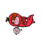 酸っぱいリンゴが好き(日本語)（個別スタンプ：6）