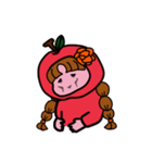 酸っぱいリンゴが好き(日本語)（個別スタンプ：17）