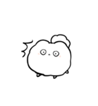 ゆるい白ポメちゃん（個別スタンプ：21）