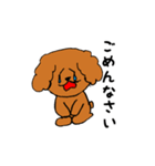 ラサアプソ犬のモッピー（個別スタンプ：9）