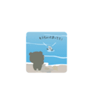 くくまるとササケ（個別スタンプ：3）