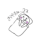 手描きスタンプペロちゃん（個別スタンプ：1）