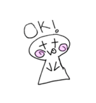 手描きスタンプペロちゃん（個別スタンプ：3）