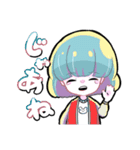 「ジュウニントイロな女の子」（個別スタンプ：1）