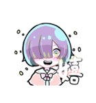 「ジュウニントイロな女の子」（個別スタンプ：8）