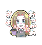 「ジュウニントイロな女の子」（個別スタンプ：17）