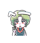 「ジュウニントイロな女の子」（個別スタンプ：34）