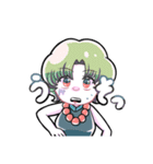 「ジュウニントイロな女の子」（個別スタンプ：35）