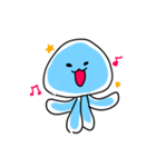 ニヒルなくらげ（個別スタンプ：9）