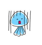 ニヒルなくらげ（個別スタンプ：10）