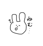 シュール ゆるウサギ（個別スタンプ：2）