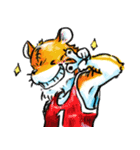 チョウチョウベアとマイキータイガー（個別スタンプ：2）