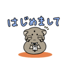 マヌルぬっこ「春」（個別スタンプ：1）