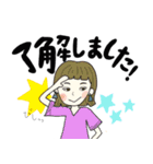 おしゃれ女子と時々トイプーVol.2 敬語ver.（個別スタンプ：3）