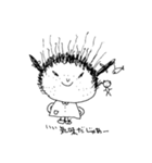 なまけ猫とぶすな女の子2（個別スタンプ：6）